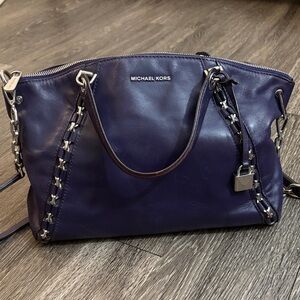 Michael Kors Dark Purple Shoulder Bag